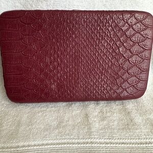 Elegant Burgundy Clutch